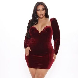 Plus size Fashion Nova Valentine’s Day dress